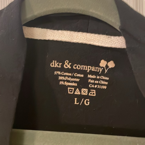 Black cotton open style light weight cardigan - Picture 3 of 5